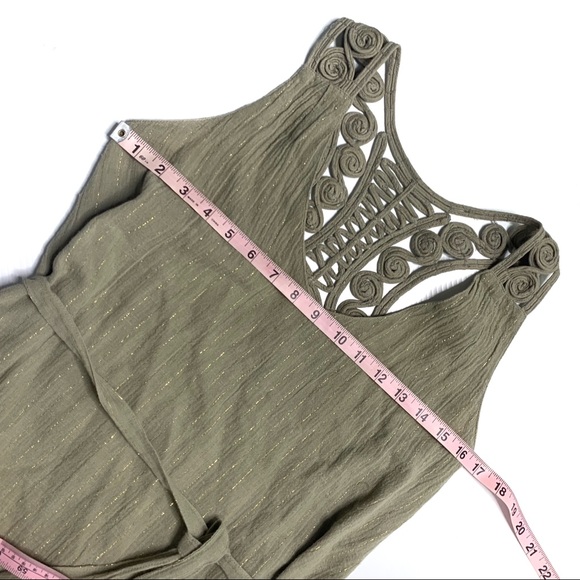 Calypso St. Barth Mosaic Casual Tan Dress - Picture 3 of 8